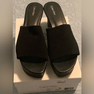 Calvin Klein Majory Power Mesh Platform Sandal